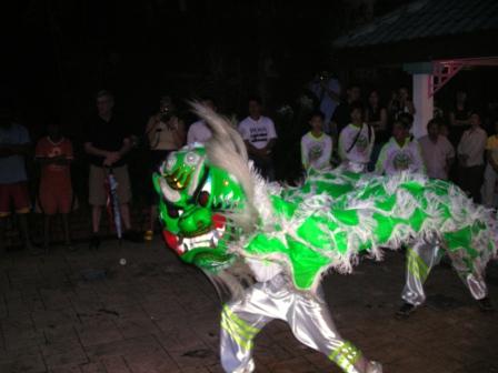 zhong hua green lion performance