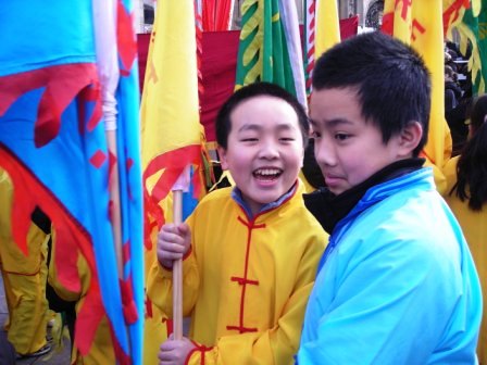 chinese new year parade in paris chinatown