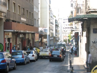 street in athens chinatown