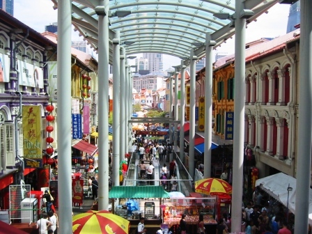 outside chinatown mrt